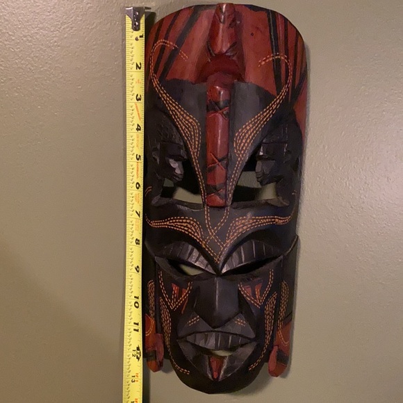 Decorative wooden mask -sold - Picture 10 of 11
